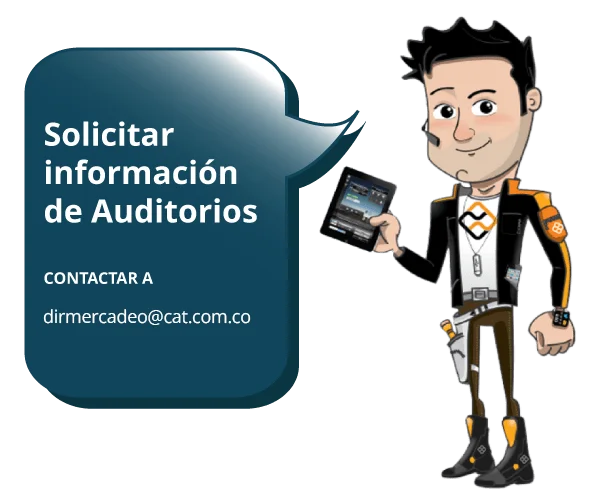 Solicitar información de auditorios